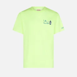 T-shirt da uomo in cotone con ricamo like a VirGIN