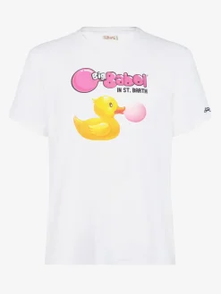 T-shirt da uomo in cotone con stampa papera Big Babol | BIG BABOL® EDIZIONE SPECIALE
