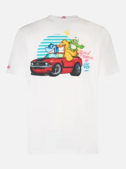 T-shirt da uomo in cotone con stampa piazzata Cryptopuppets Good Fellas | EDIZIONE SPECIALE CRYPTOPUPPETS