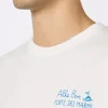 T-shirt da uomo in jersey di cotone vestibilità classica Portofino con stampa Vado a Forte | ALLE BOE SPECIAL EDITION