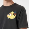 T-shirt da uomo vintage in cotone Jack con stampa Ducky Cryptopuppets | EDIZIONE SPECIALE CRYPTOPUPPETS