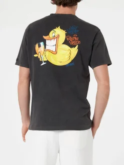 T-shirt da uomo vintage in cotone Jack con stampa Ducky Cryptopuppets | EDIZIONE SPECIALE CRYPTOPUPPETS