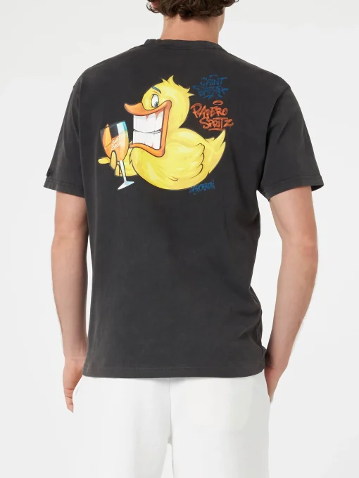 T-shirt da uomo vintage in cotone Jack con stampa Ducky Cryptopuppets | EDIZIONE SPECIALE CRYPTOPUPPETS
