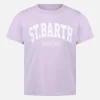 T-shirt girocollo da bambina in jersey di cotone Elly con stampa St. Barth