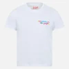 T-shirt girocollo da bambina Elly in jersey di cotone con ricamo Viziata da papà