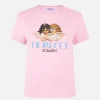 T-shirt girocollo da bambina in jersey di cotone Elly con stampa Fiorucci Angels | EDIZIONE SPECIALE FIORUCCI