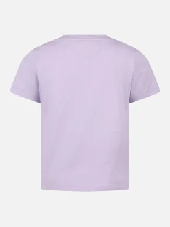T-shirt girocollo da bambina in jersey di cotone Elly con stampa St. Barth