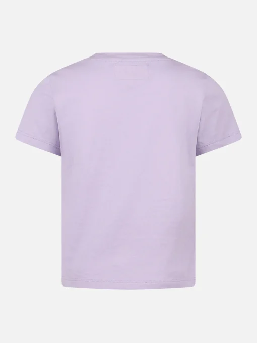 T-shirt girocollo da bambina in jersey di cotone Elly con stampa St. Barth