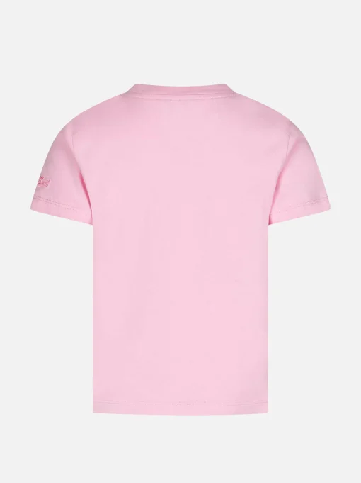 T-shirt girocollo da bambina in jersey di cotone Elly con stampa Fiorucci Angels | EDIZIONE SPECIALE FIORUCCI