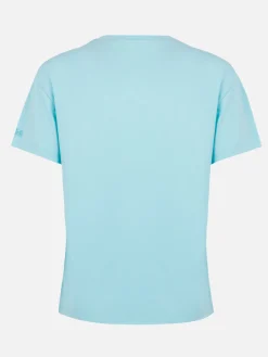 T-shirt girocollo in jersey di cotone da donna Emilie Joanna Luise con tasca patch | REALIZZATA CON TESSUTO LIBERTY