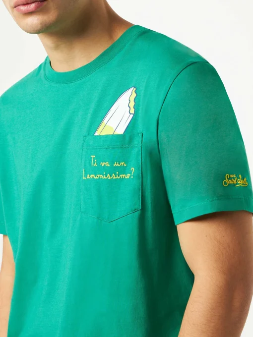 T-shirt in cotone con ricamo Ti va un Lemonissimo? | ALGIDA® EDIZIONE SPECIALE