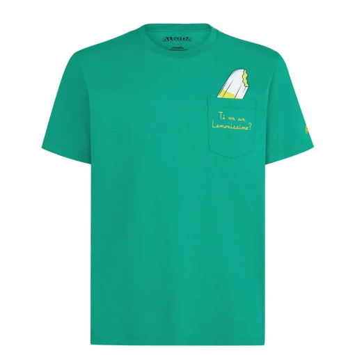T-shirt in cotone con ricamo Ti va un Lemonissimo? | ALGIDA® EDIZIONE SPECIALE