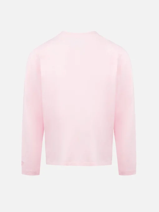T-shirt rosa a maniche lunghe da bambina Penny con ricamo I'm a star