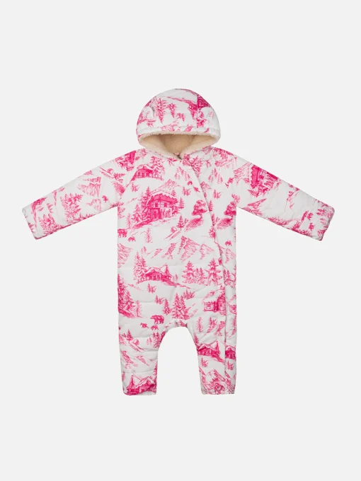 Tuta da sci da bambina Glace con stampa toile de jout