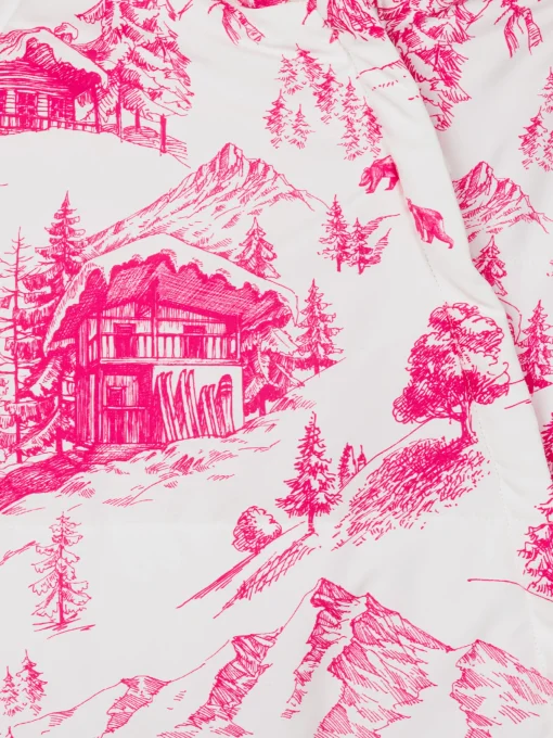 Tuta da sci da bambina Glace con stampa toile de jout