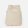 Zaino in lino beige da barca